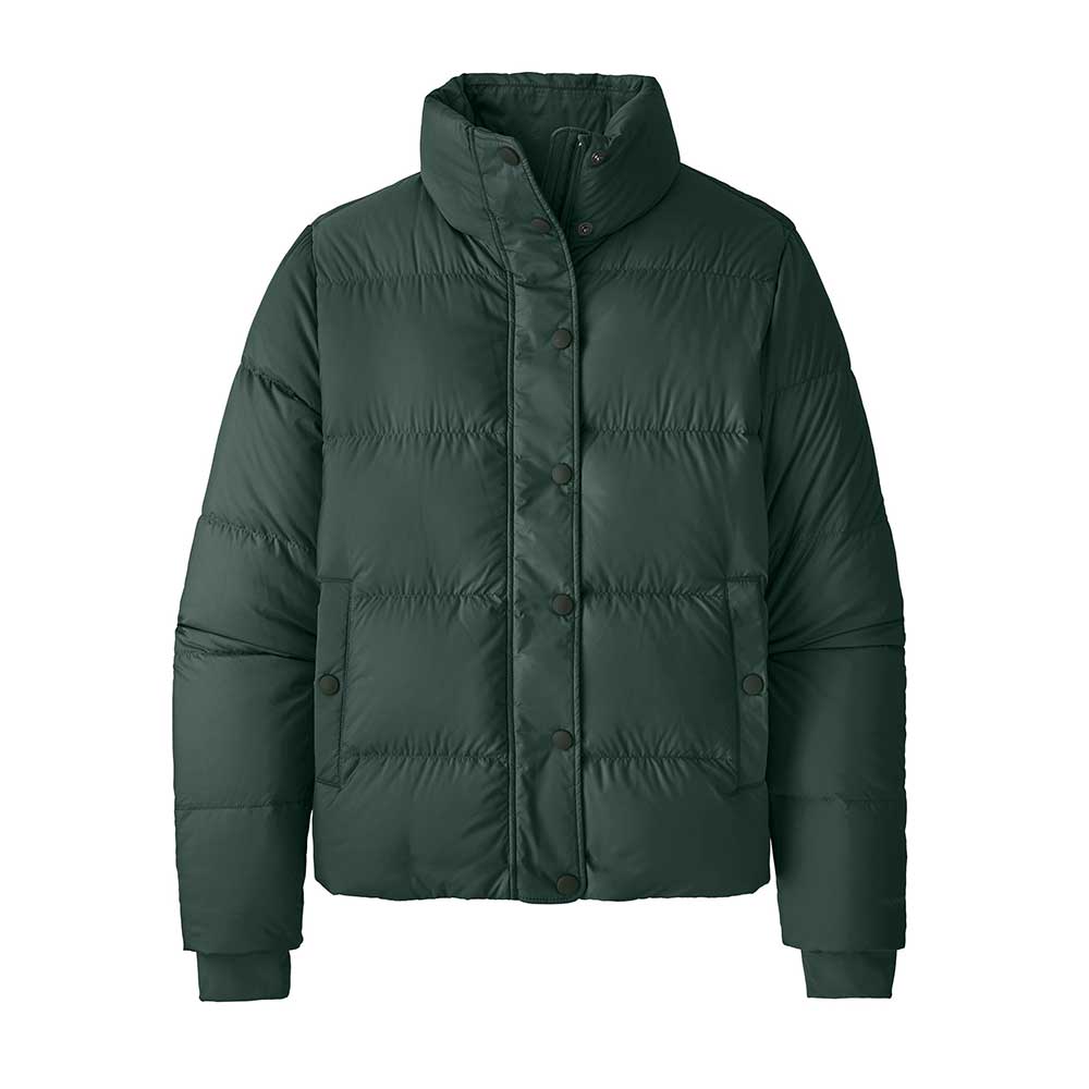 Women's Silent Down Jacket - Northern Green