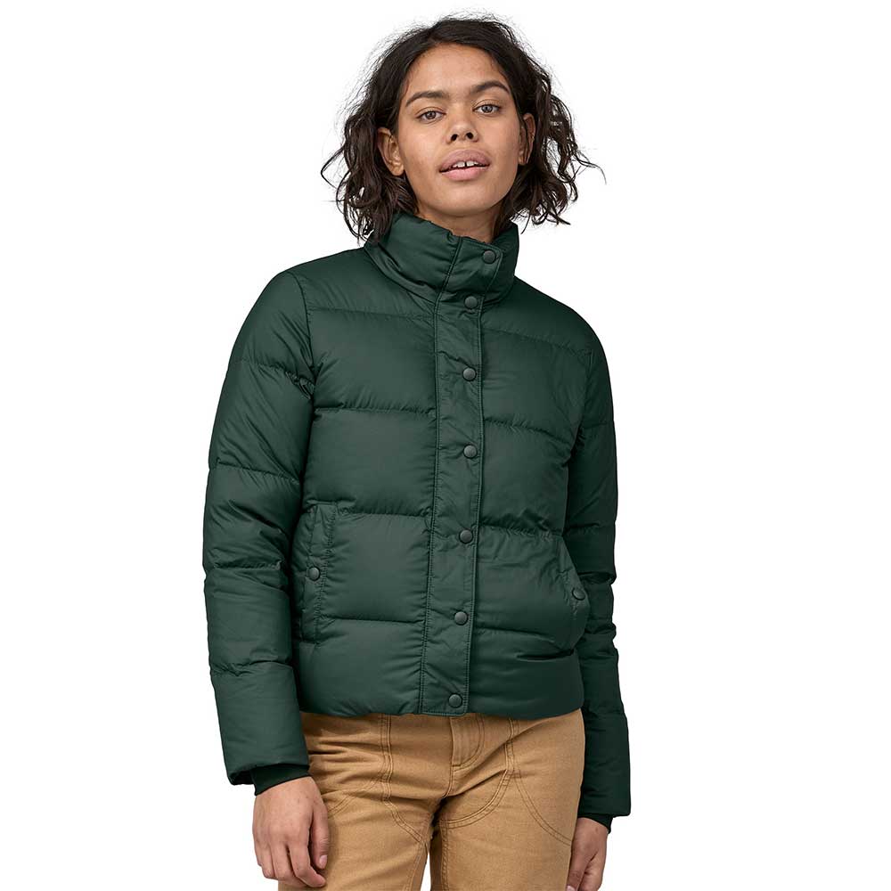 Women's Silent Down Jacket - Northern Green