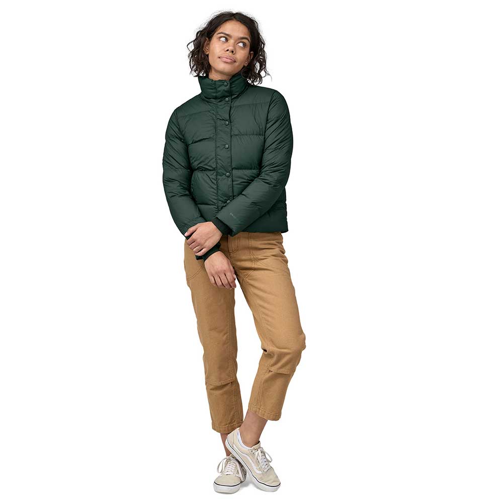 Women's Silent Down Jacket - Northern Green