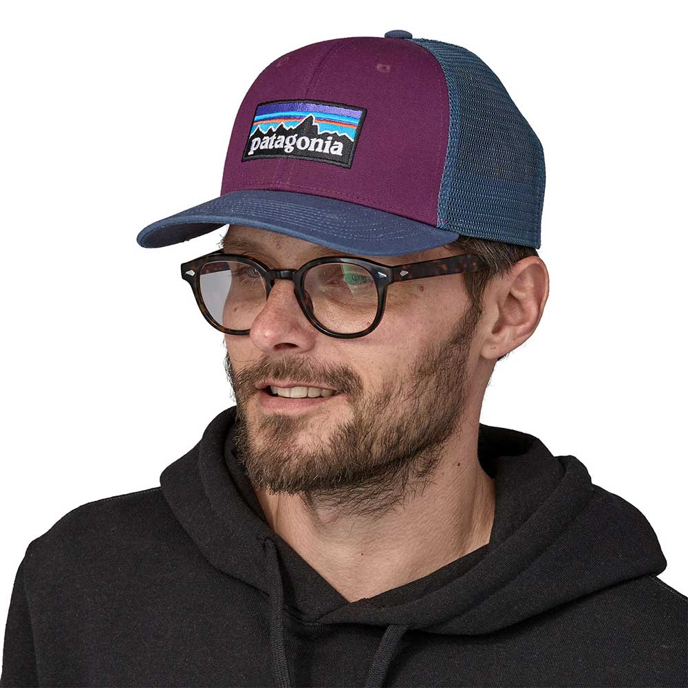 Unisex P-6 Logo Trucker Hat - Night Plum