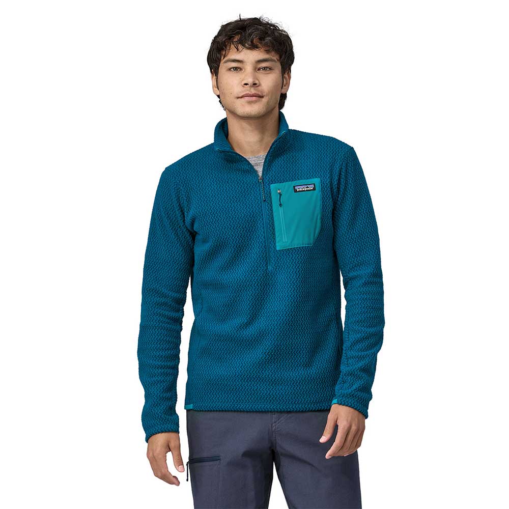 Men's R1 Air Zip-Neck - Lagom Blue