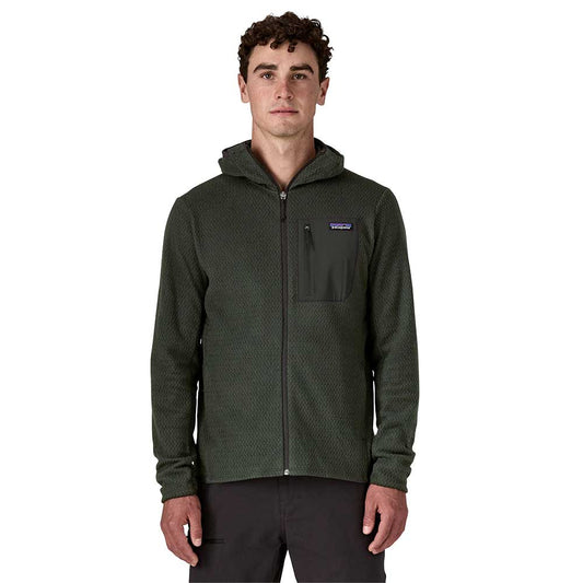 Men's R1 Air Full-Zip Hoody - Old Growth Green