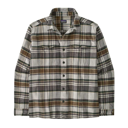 Men's Fjord Flannel Shirt - Catch: Ink Black