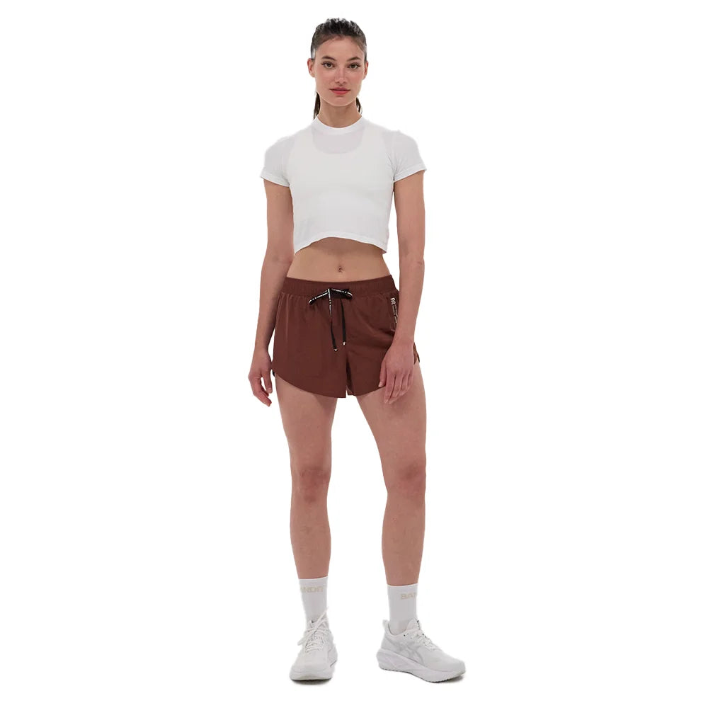 Women's Vento 4" Training Short - Coffee Bean