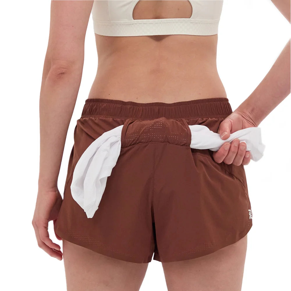 Women's Vento 4" Training Short - Coffee Bean