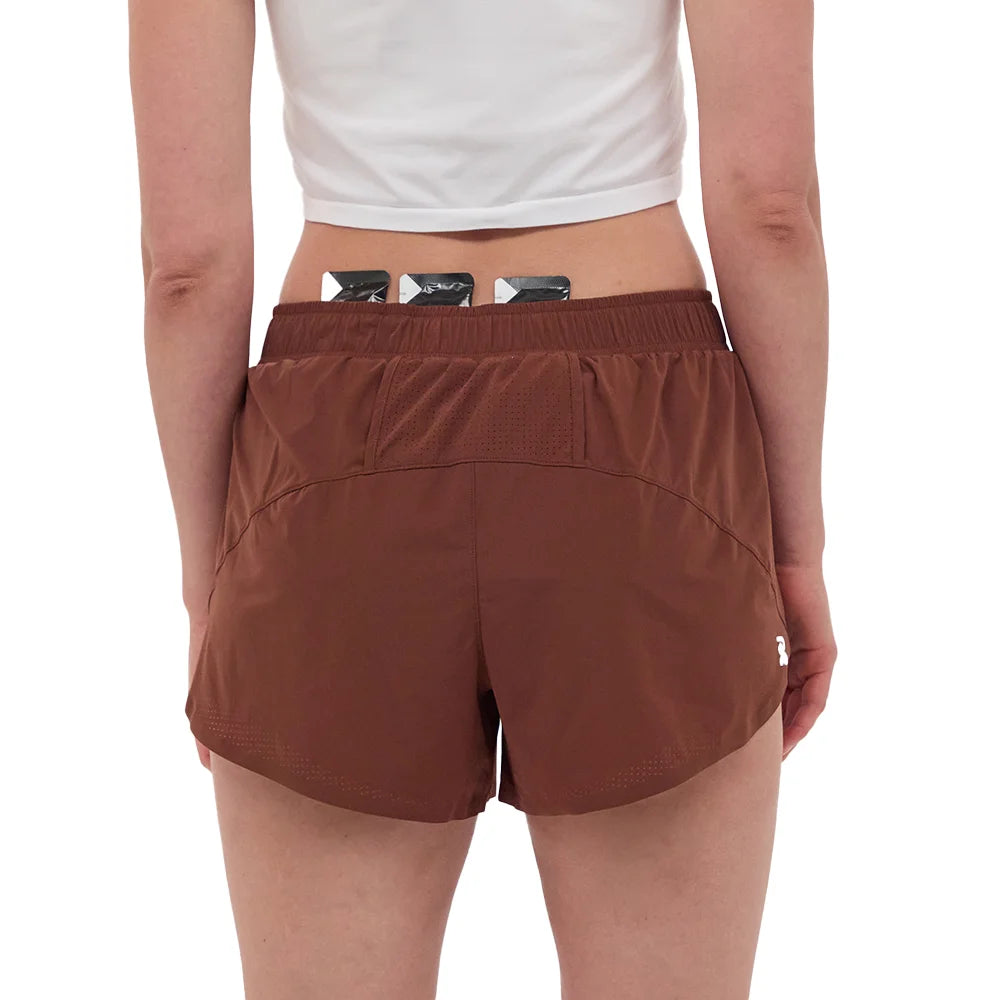 Women's Vento 4" Training Short - Coffee Bean