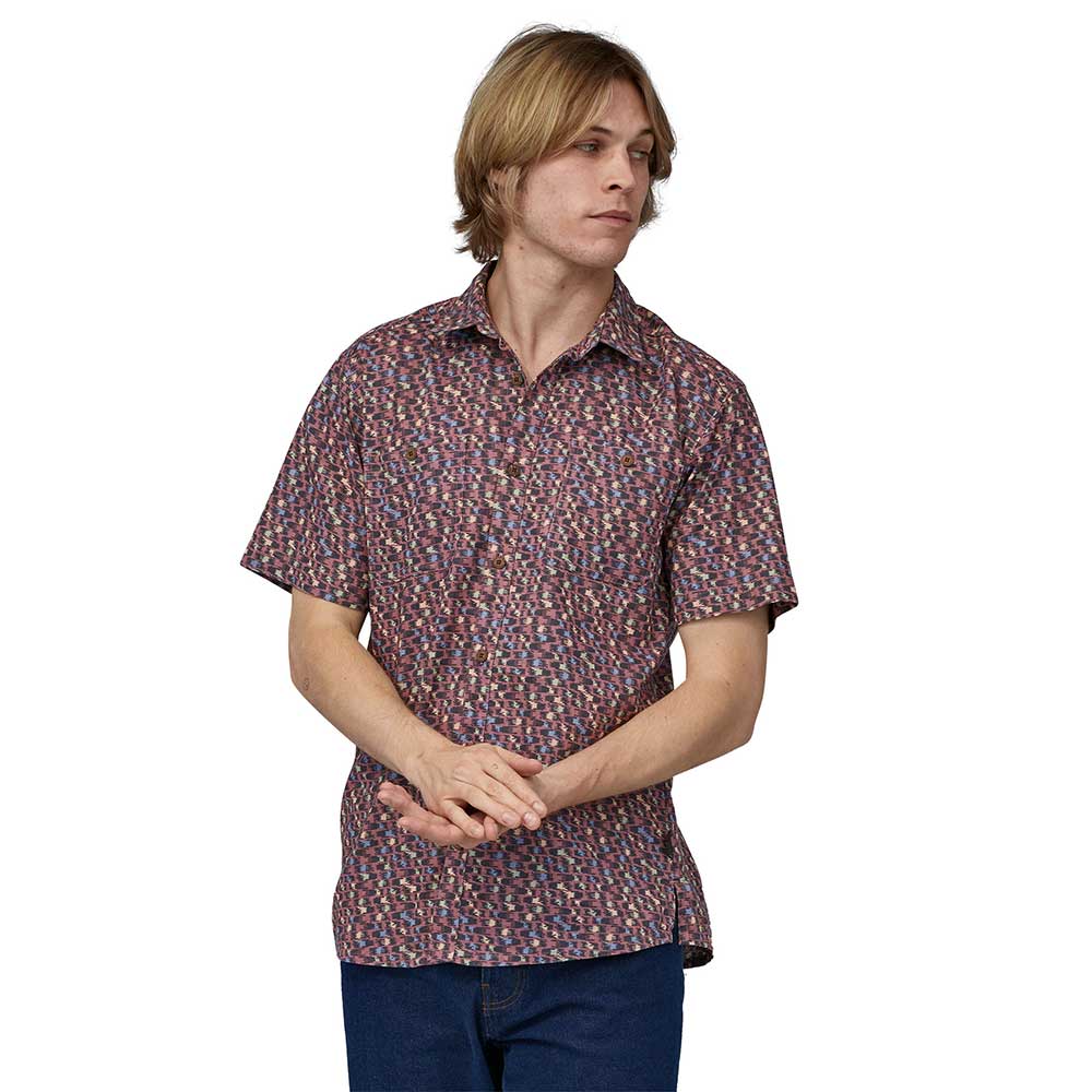 Men's Back Step Shirt - Intertwined Hands: Evening Mauve