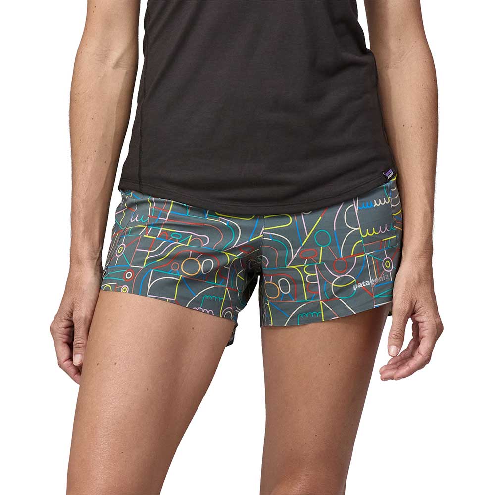 Women's Strider Pro Short - 3 1/2" - Lose Yourself Outline: Nouveau Green