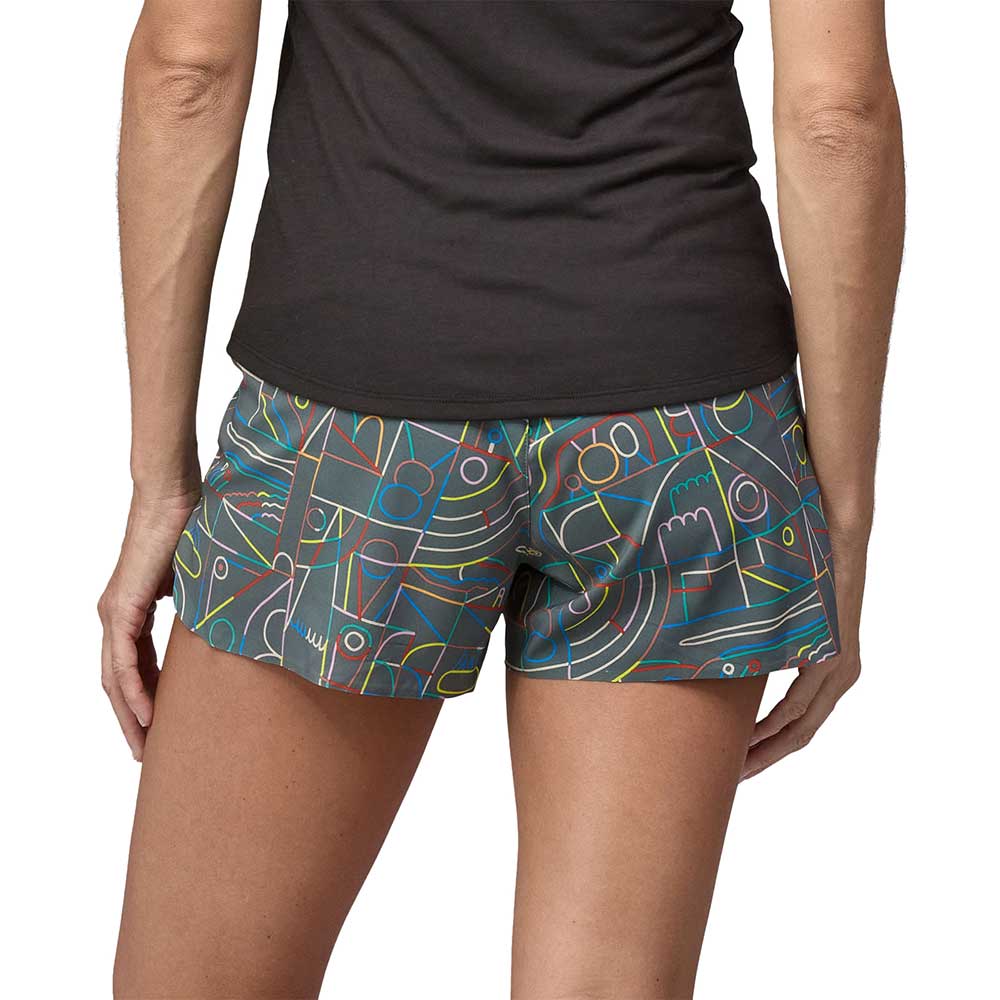 Women's Strider Pro Short - 3 1/2" - Lose Yourself Outline: Nouveau Green