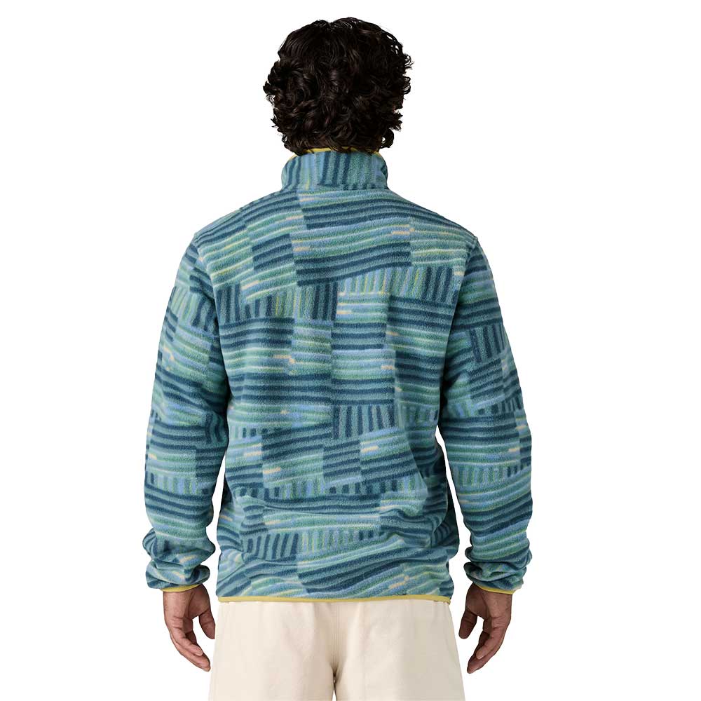 Men's Lightweight Synchilla Snap-T Pullover - Quilty Fitz: Wetland Blue