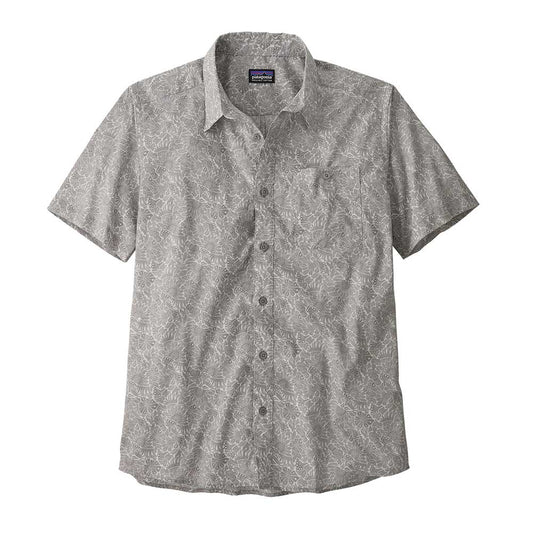 Men's Go To Shirt - Bees and Flowers: Salt Grey
