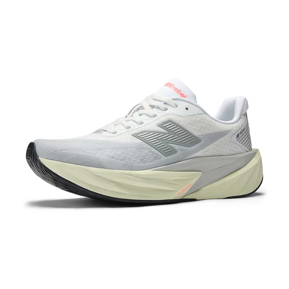 Women's FuelCell Rebel v5 Running Shoe - Raincloud/White - Regular (B)