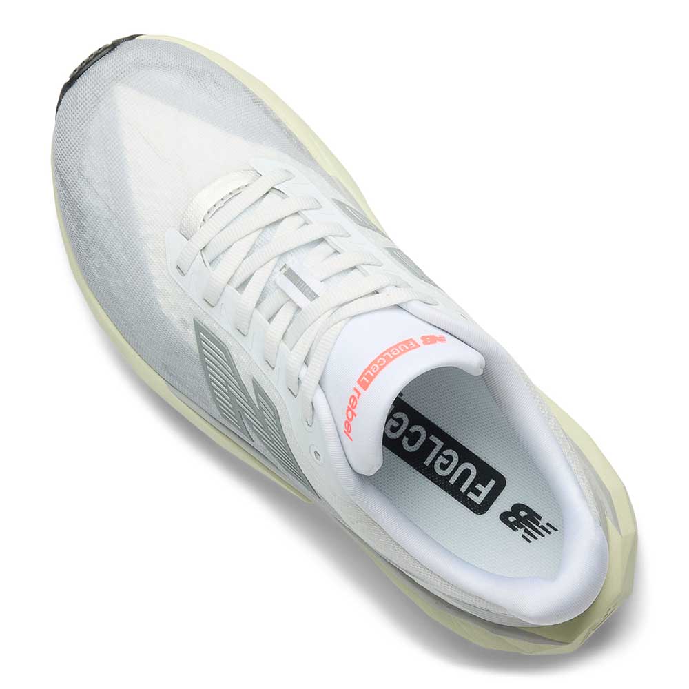 Women's FuelCell Rebel v5 Running Shoe - Raincloud/White - Regular (B)