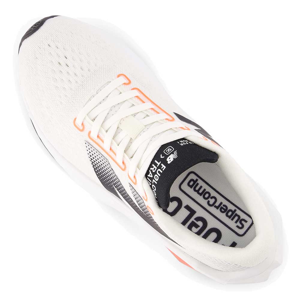 Women's FuelCell SuperComp Trainerv3 Running Shoe - Sea Salt/Urgent Red - Regular (B)