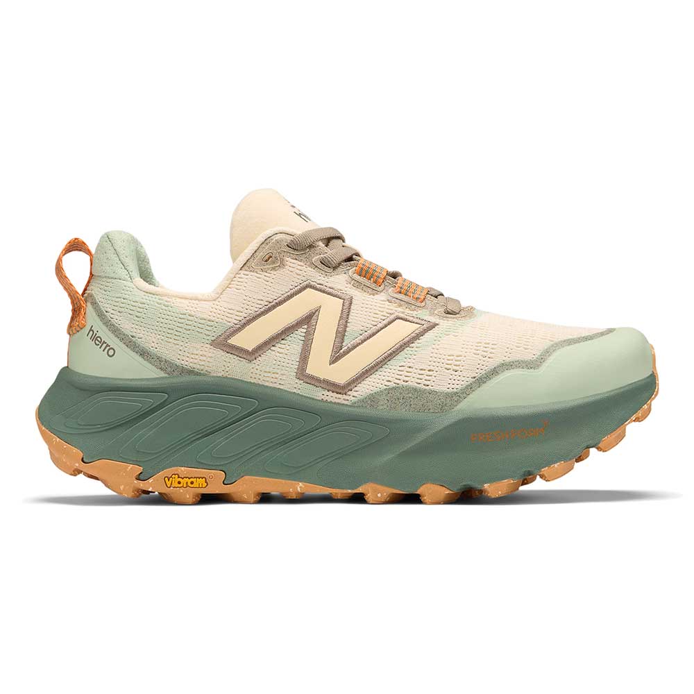 Women's Fresh Foam X Hierro v9 Trail Running Shoe - Calcium/Dark Juniper - Regular (B)
