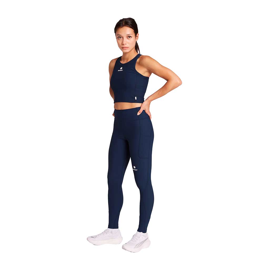 Women's Combat+ Rib Long Tight - Blue