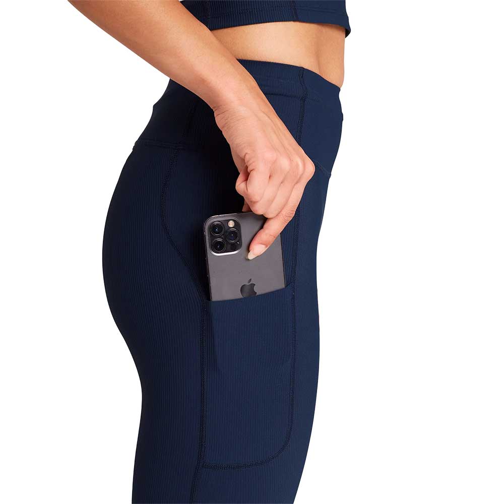 Women's Combat+ Rib Long Tight - Blue