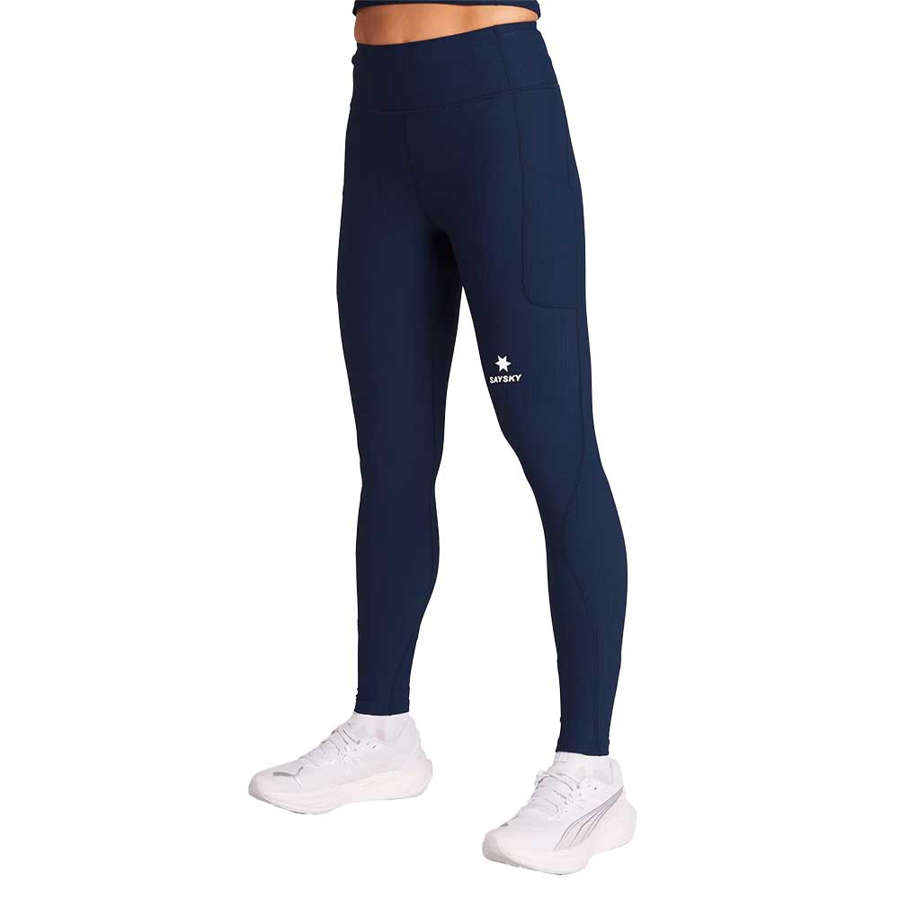 Women's Combat+ Rib Long Tight - Blue