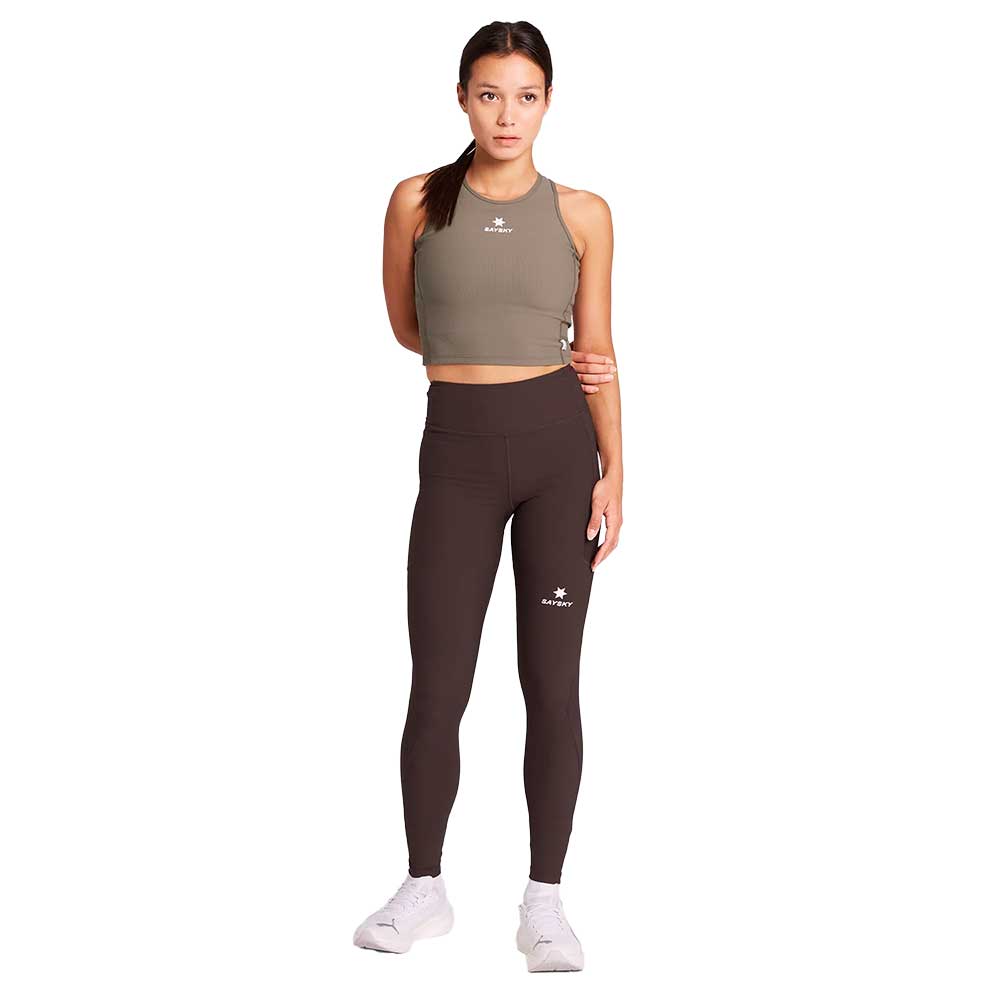 Women's Combat+ Rib Long Tight - Coffee