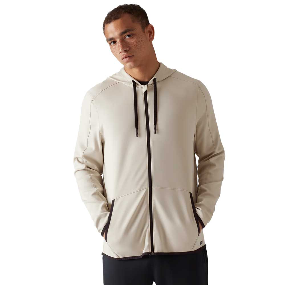 Men's Warm Up Tech Full Zip Hoodie - Stone