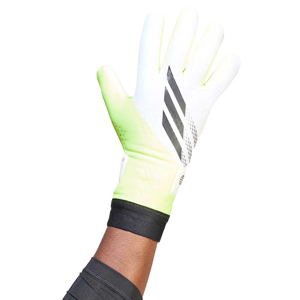 Men's X GL League Goalkeeper Gloves - White,Lucid Lemon,Black – Gazelle  Sports