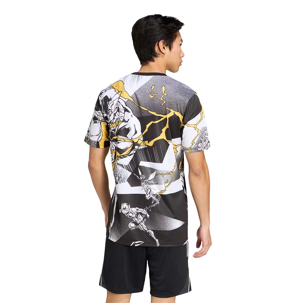 Men's Real Madrid Prematch Jersey - White/Black/Bold Gold