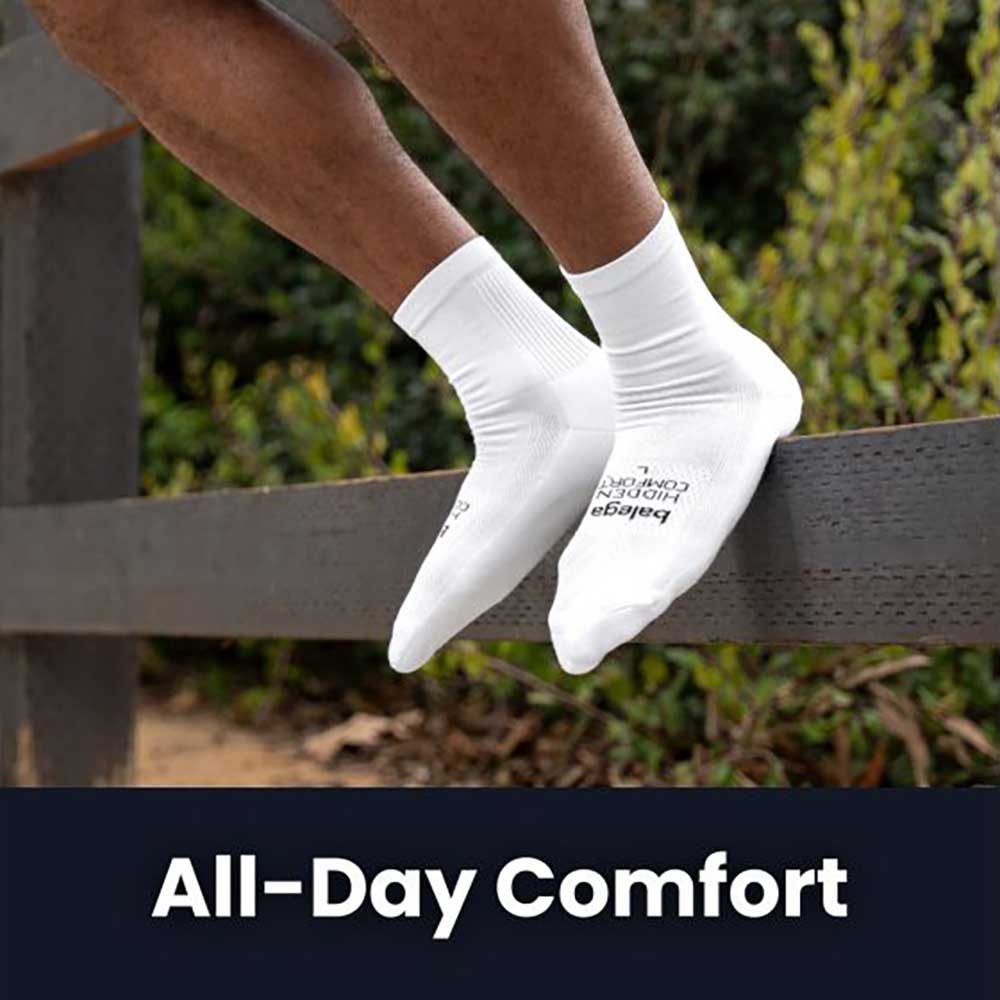 Hidden Comfort Mini-Crew - White