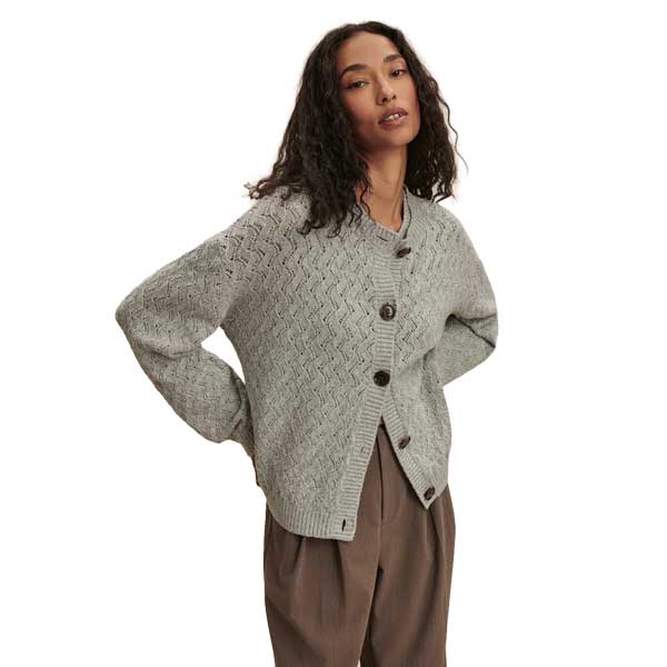 Women's Hossler Knit Cardigan - Grey Melange