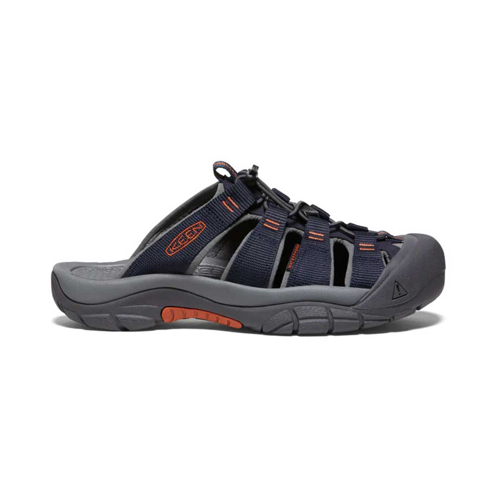 Men's Newport Slide Sandal- Sky Captain/Bombay Brown- Regular (D)
