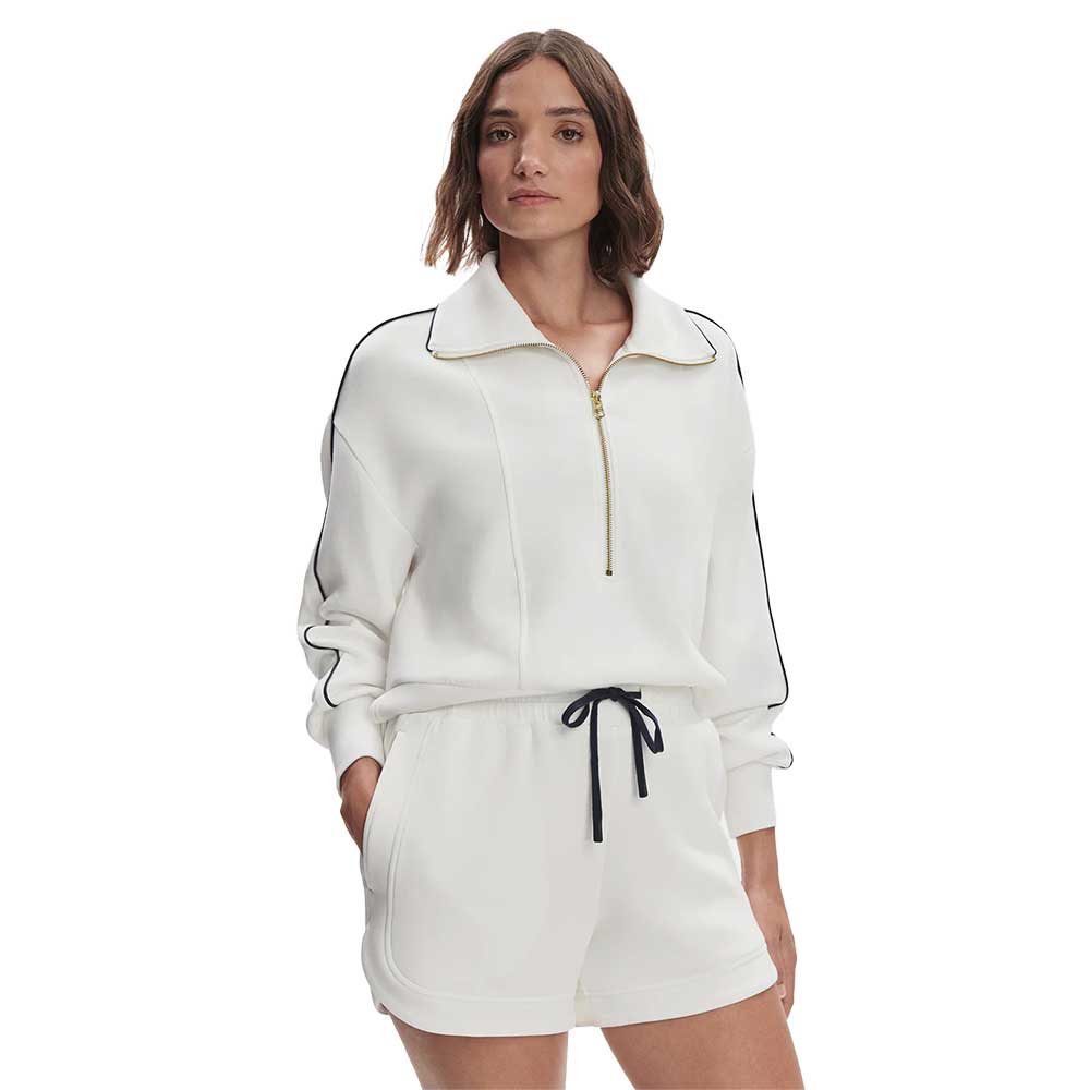 Women's Davenport 1/2 Zip Sweat - White