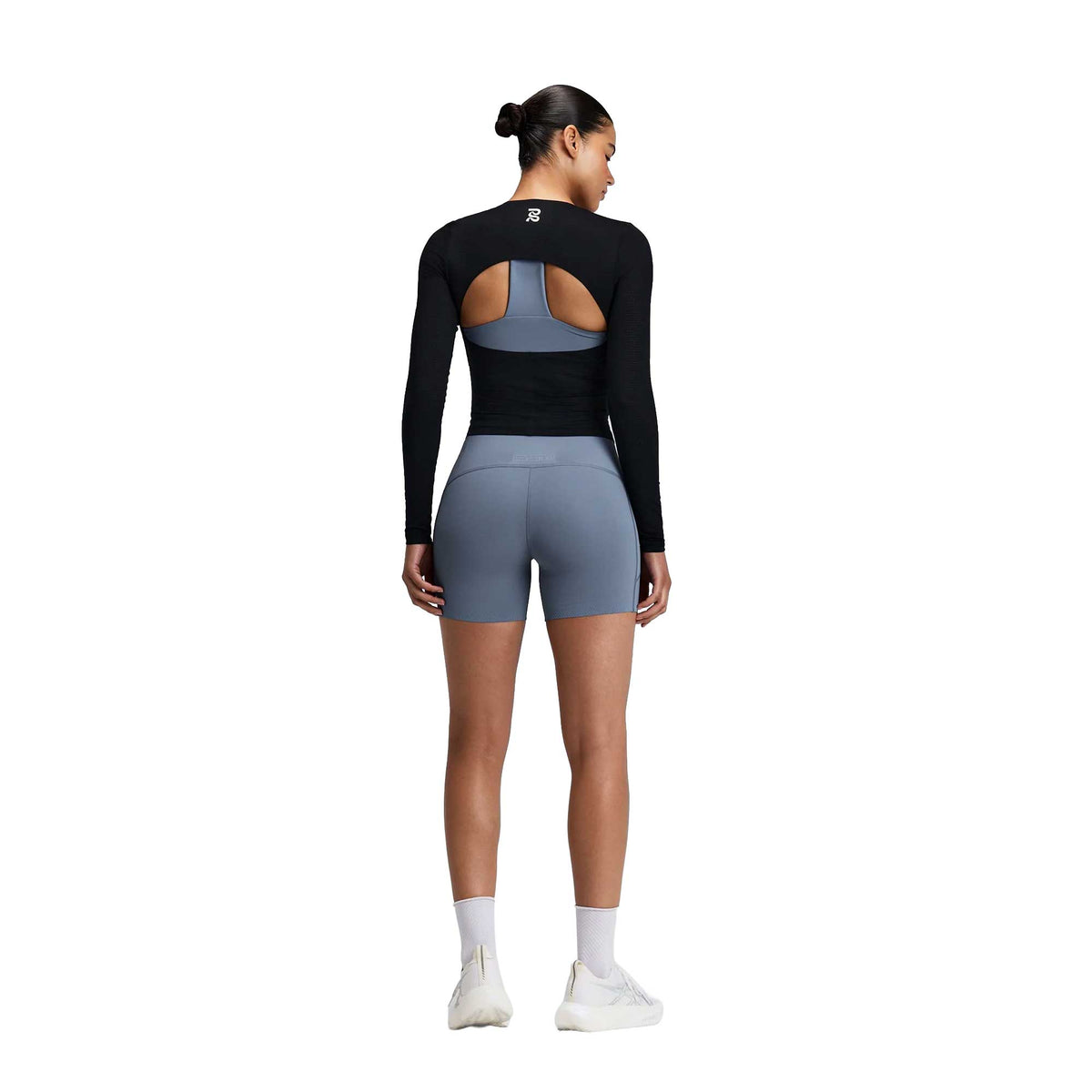Women's Geomesh Long Sleeve Performance Tee - Bandit Black