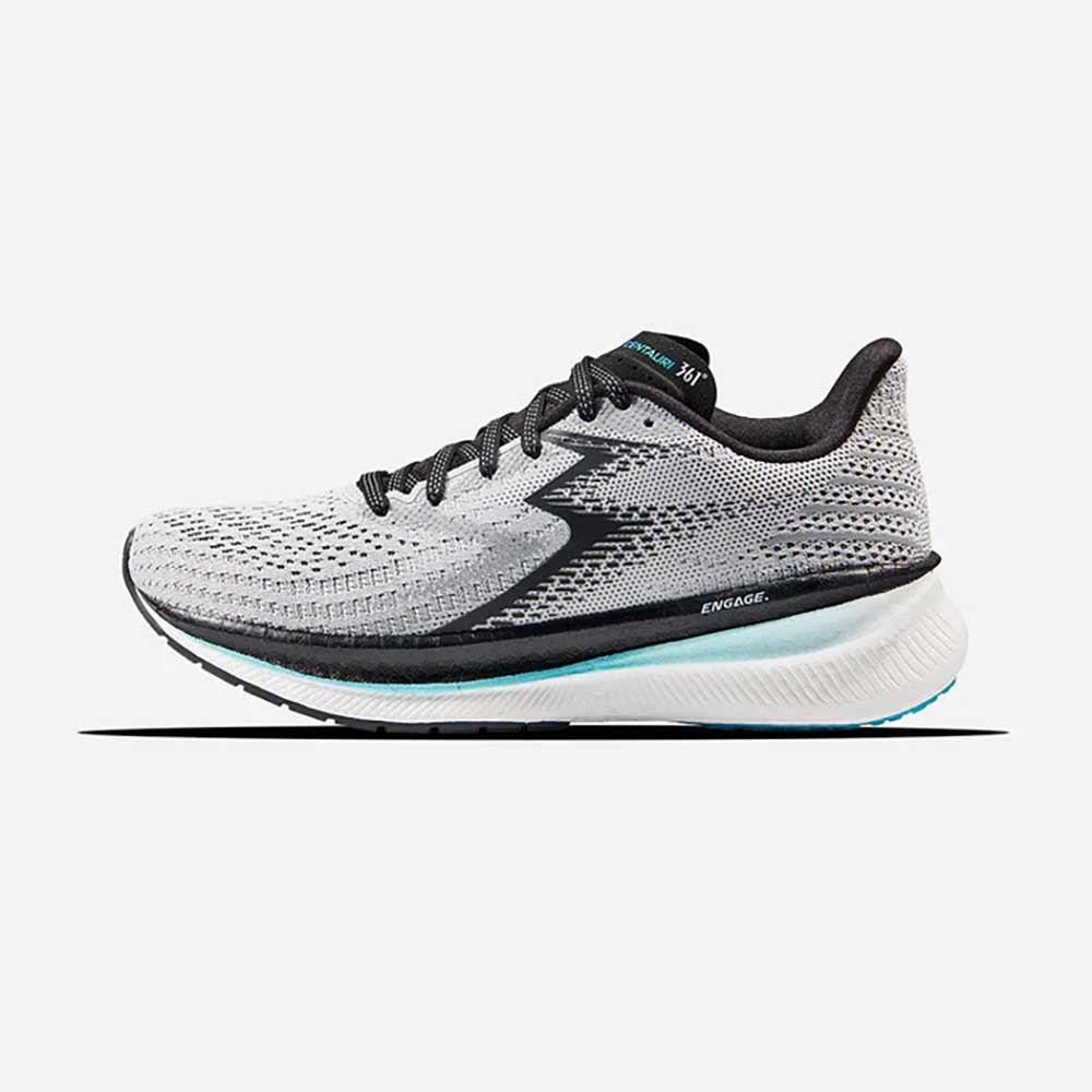 Women's Centauri Running Shoe- Oyster Mushroom/Black- Regular (B)