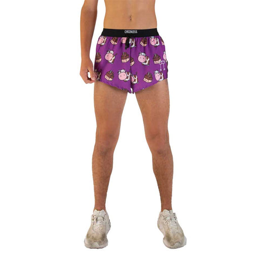 Men's Choccy Cows 2" Drawstring Split Short - Choccy Cows