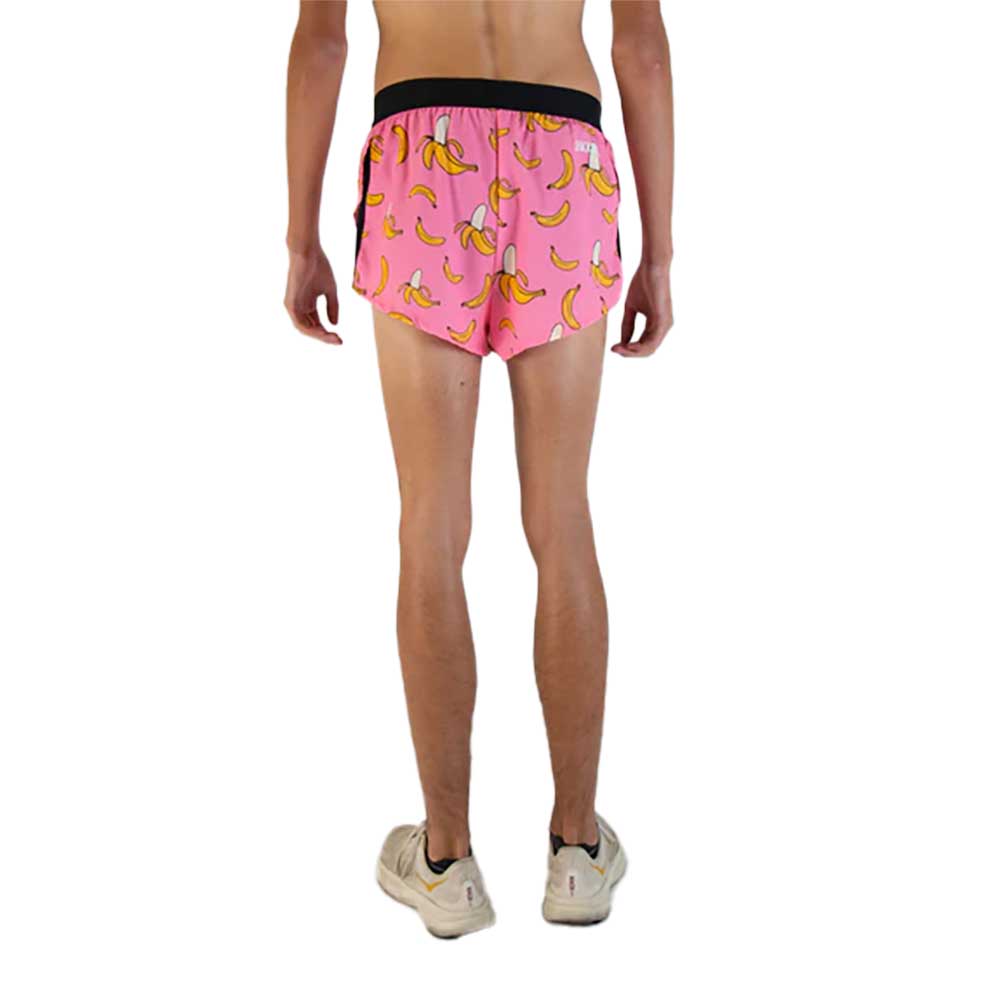 Men's Pink Bananas 2" Drawstring Split Short - Pink Bananas