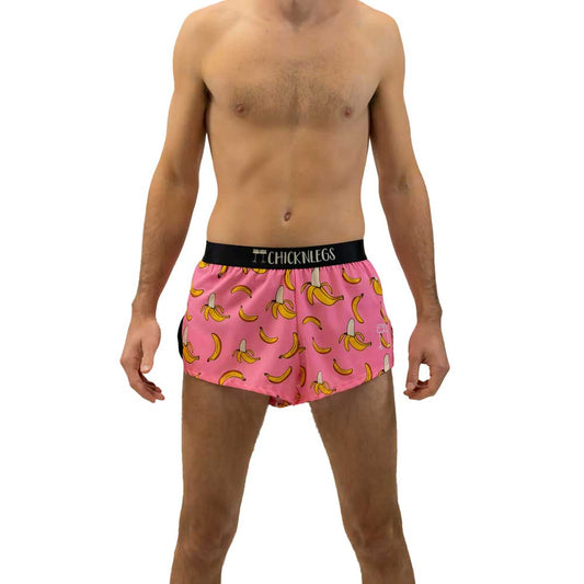 Men's Pink Bananas 2" Split Short - Pink Bananas