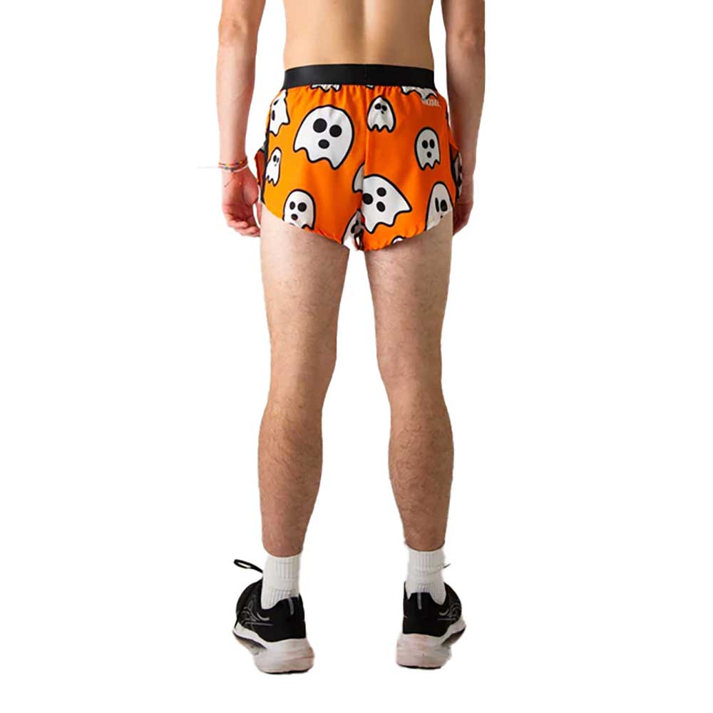 Men's Ghosts 2" Split Short - Orange Ghosts