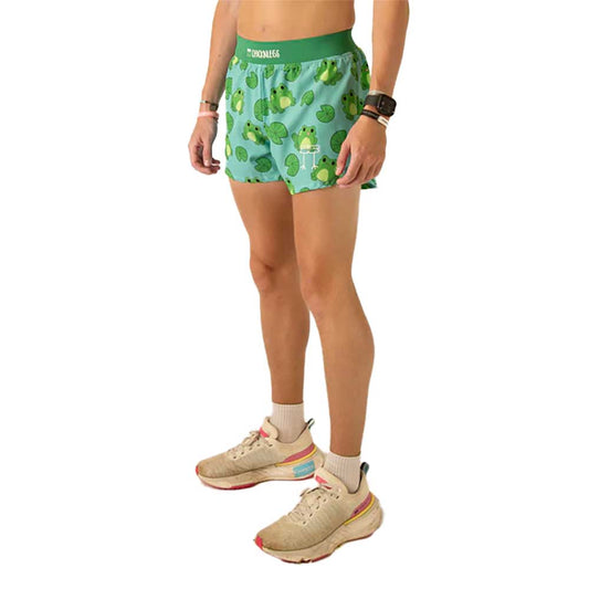 Men's Fartlek Froggies 4" Half Split Shorts - Frogs