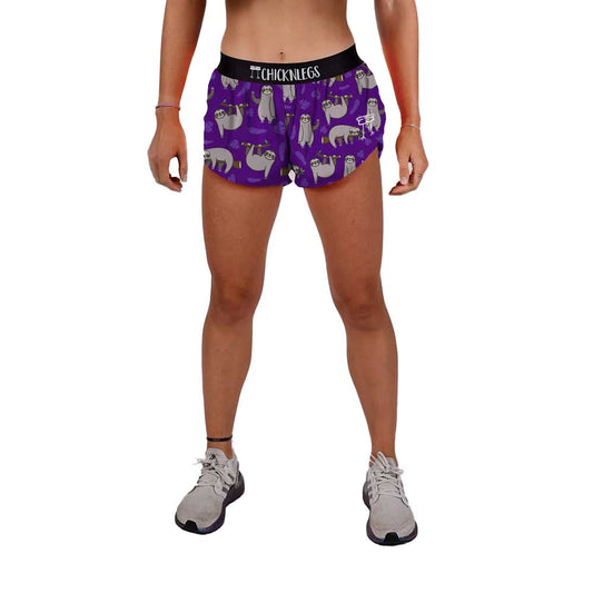 Women's Sloths 1.5" Split Short - Sloths