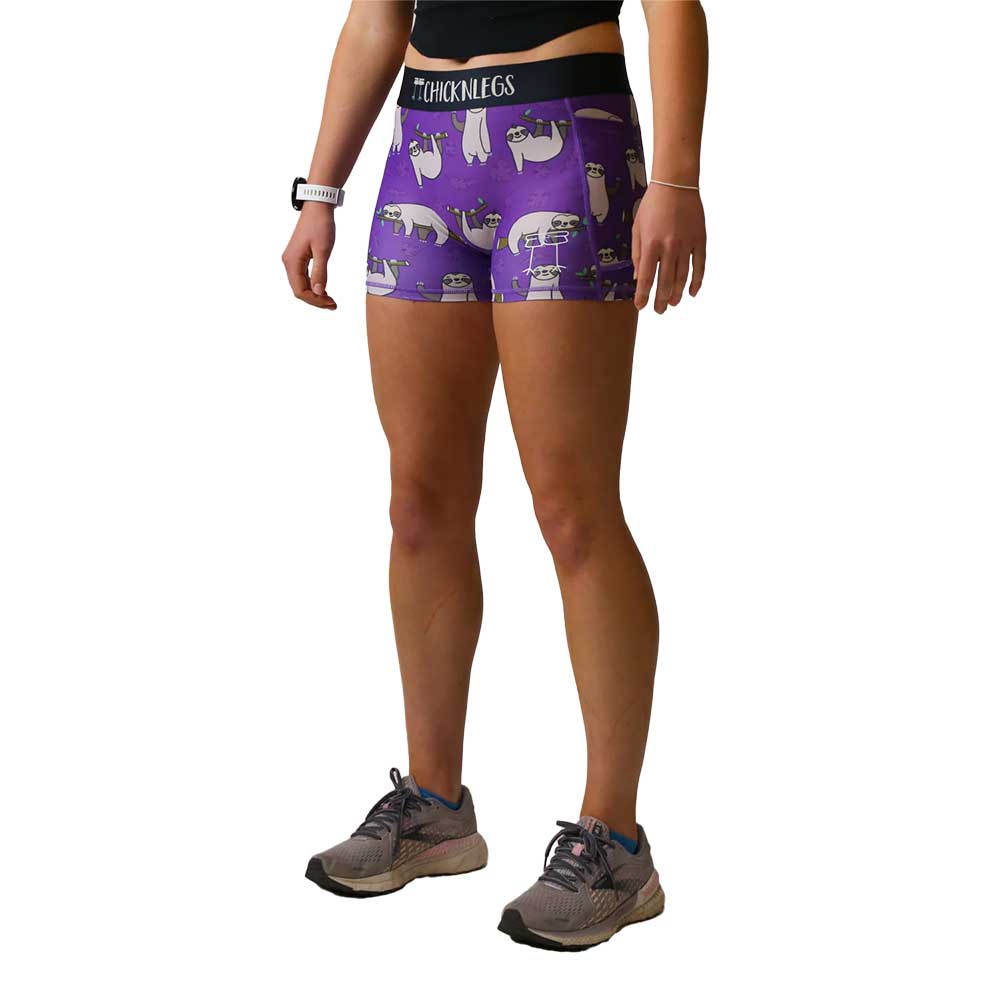 Women's Sloths 3" Compression Short - Sloths