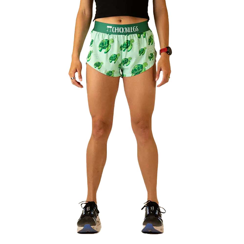 Women's Sea Turtles 1.5" Split Short - Sea Turtles