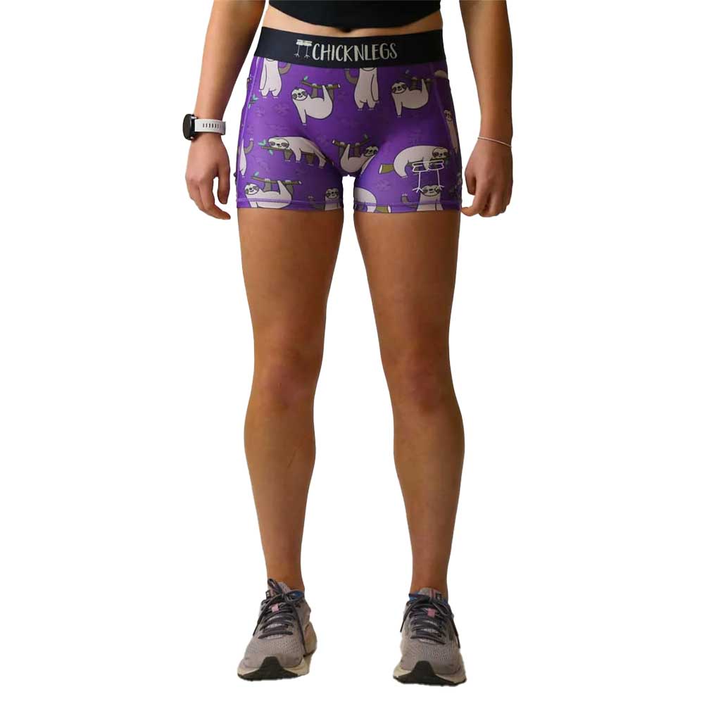 Women's Sloths 3" Compression Short - Sloths