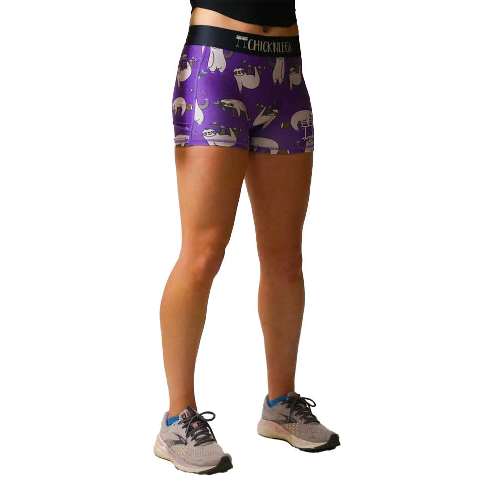 Women's Sloths 3" Compression Short - Sloths