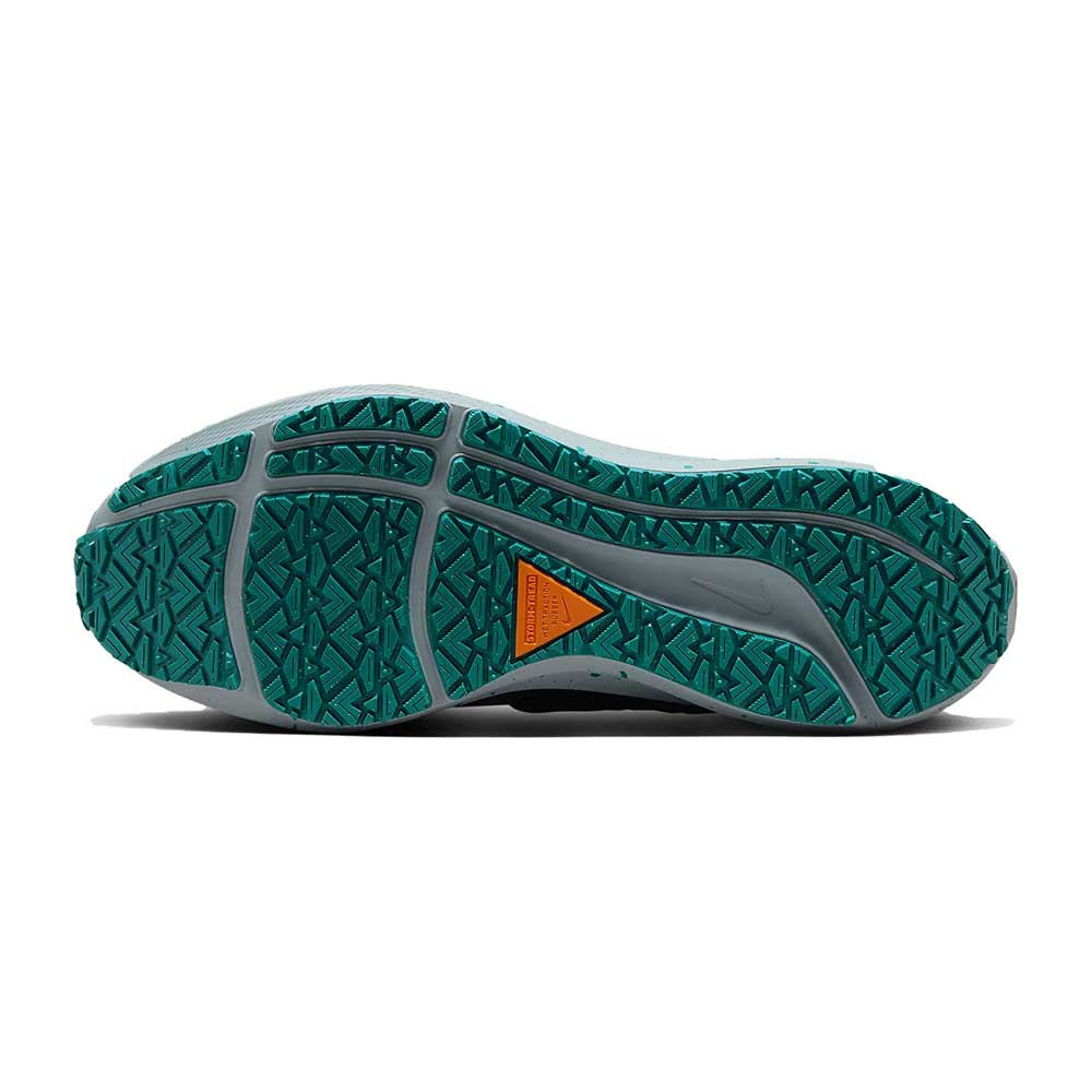 Men's Pegasus Shield Running Shoe - Deep Jungle/Safety Orange - Regular (D)