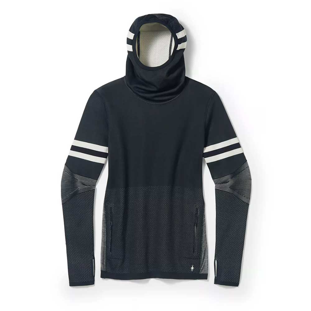 Women's Intraknit Merino Tech Pullover Hoodie - Black