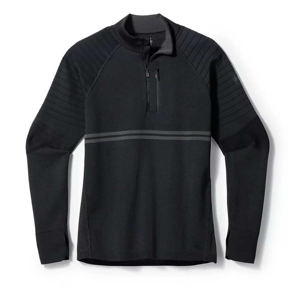 Men's Intraknit™ Merino Tech 1/4 Zip - Black-Charcoal
