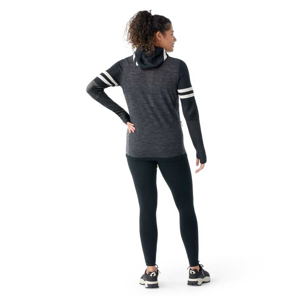 Women's Intraknit Merino Tech Pullover Hoodie - Black