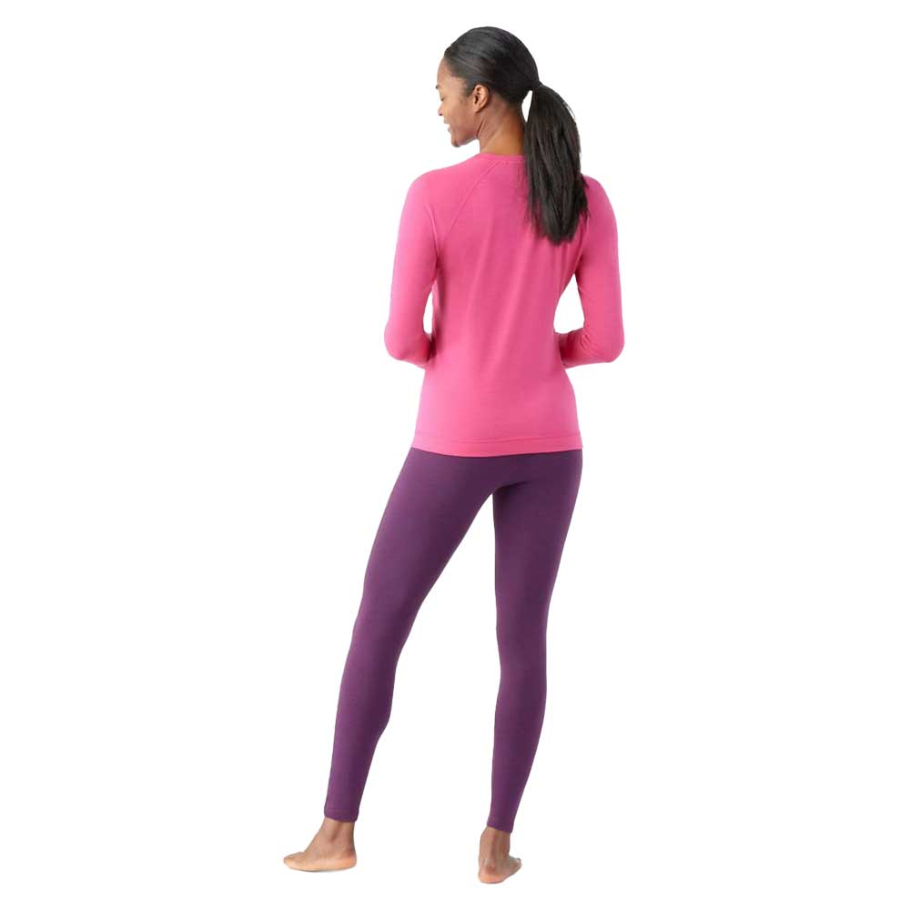 Women's Classic Thermal Merino Base Layer Crew - Power Pink