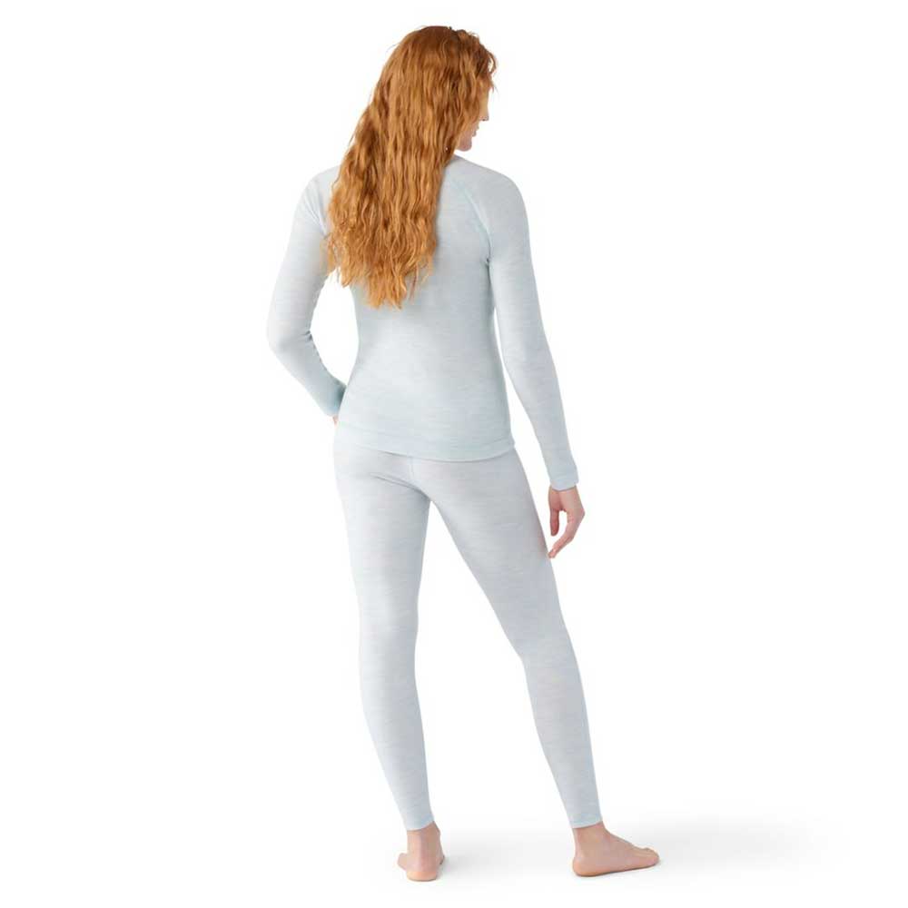 Women's Classic Thermal Merino Base Layer Crew - Winter Sky Heather