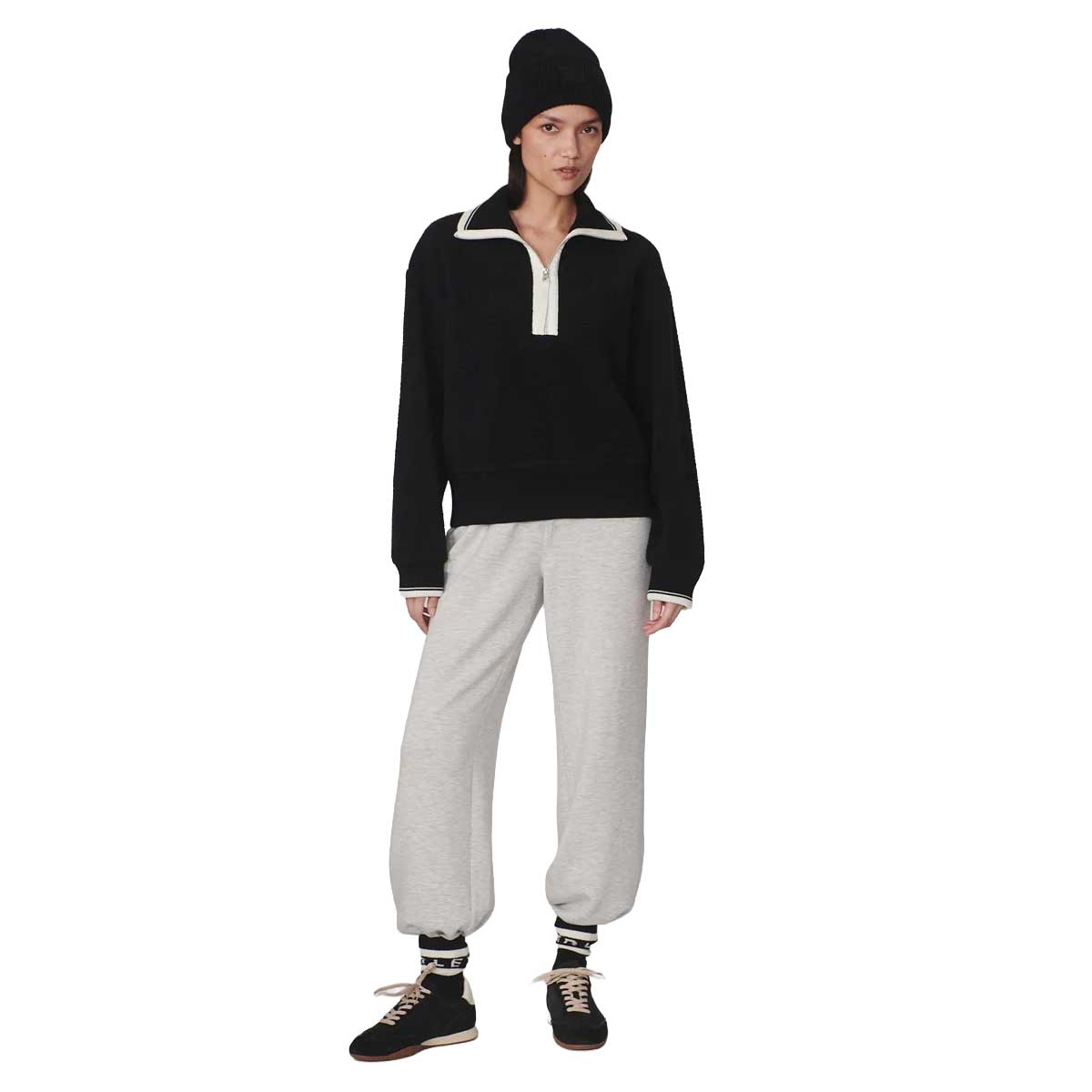 Women's Anika 1/2 Zip Fleece - Black