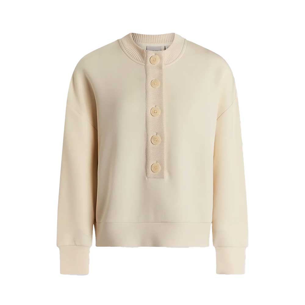 Women's Reena Button Front Sweat - Pristine